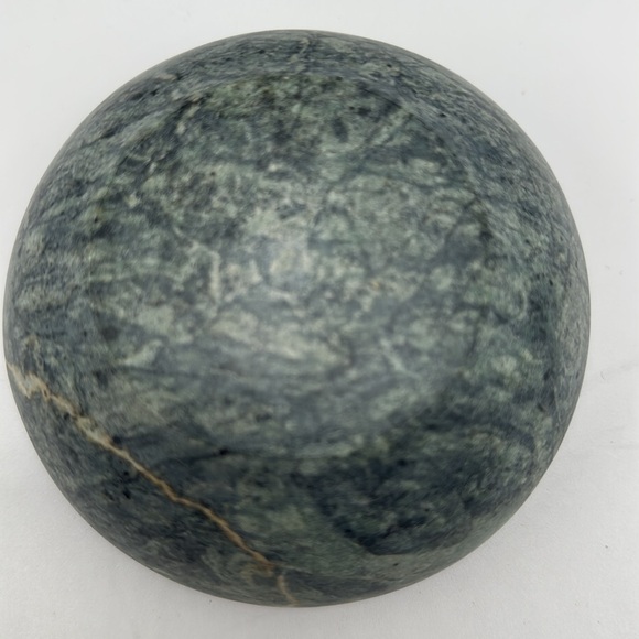 Greenish Marble bowl decorative tray ring keys dish . Egypt.  new without box - Picture 8 of 10